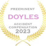 doyles-guide-award-accident-compensation-award-preeminent-2023-tac-lawyer-melbourne-victoria-light-text