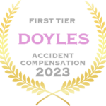 doyles-guide-award-accident-compensation-first-tier-2023-tac-lawyer-melbourne-victoria-light-text