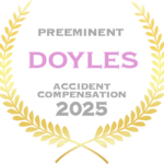 doyles-guide-award-accident-compensation-pre-eminent-2025-tac-lawyer-melbourne-victoria-light-text